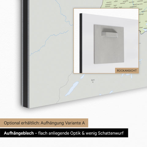 Tysklandskort TRAVEL® Magnettavle – Multifarvet Atlas