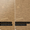 Italien-Karte als Poster in den Papiersorten Sihl Posterpapier oder Hahnemühle Photo Rag