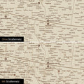 Nordamerika Karte Pinn-Leinwand in Treasure Gold optional mit dem Straßennetz der größten Highways und Interstates