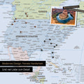 Politische Weltkarte in der Equal-Earth-Projektion, Farbe Multicolor Atlas, zeigt einen Ausschnitt von Afrika in seinen korrekten Größenverhältnissen und Proportionen
