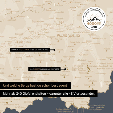 Magnetisk Schweiz-kort TRAVEL® Magnetboard – Hale Navy