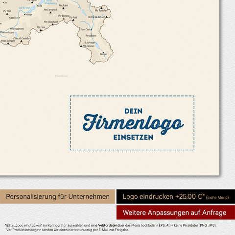 Magnetisk Schweiz-kort TRAVEL® Magnetboard – Multicolor Classic