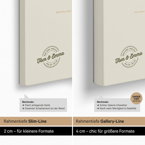 Spanien & Portugal-kort TRAVEL® Canvas med nåle – Olive Grøn
