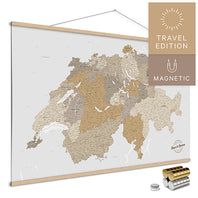 Teaser für Breuer's Schweiz-Karte als Magnetposter Kollektion