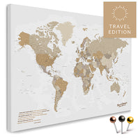 Teaser für Breuer's Weltkarte als Travel Kollektion